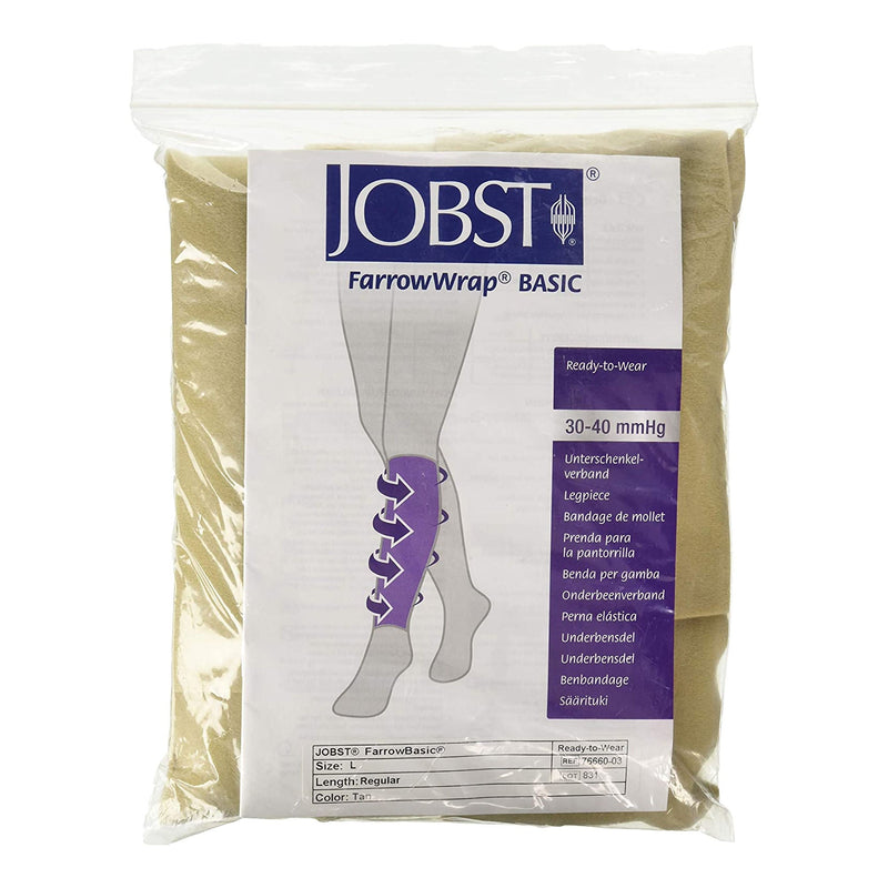 Compression Wrap Jobst FarrowWrap Basic Large Tan Leg (Each)