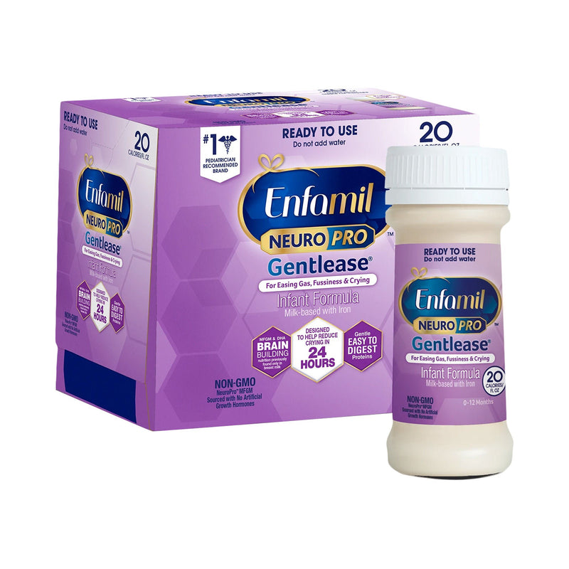 Enfamil NeuroPro Gentlease Ready to Use Infant Formula, 2-ounce bottle (Case of 48)