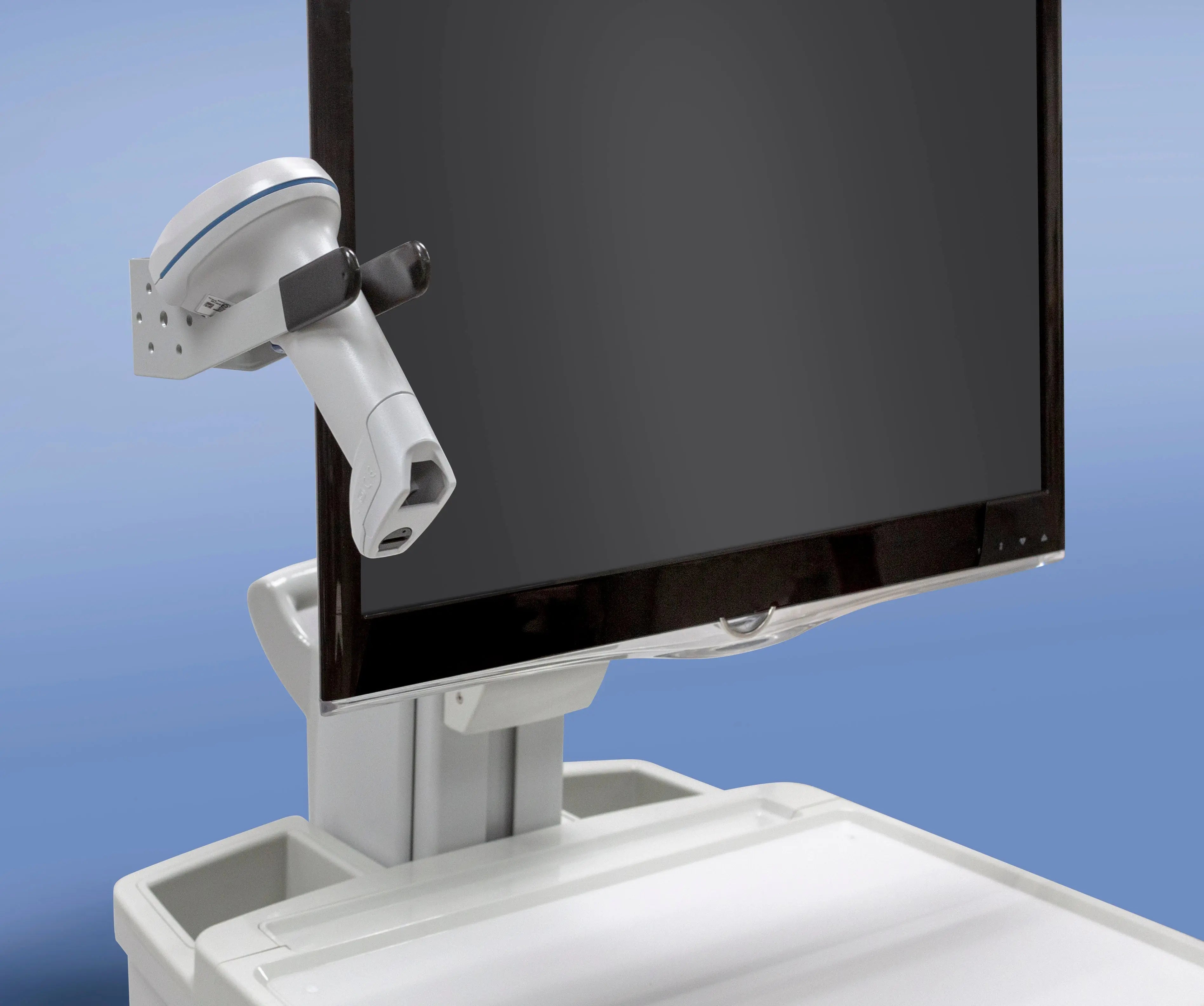 Capsa Healthcare VESA Forked Scanner Holder-M38eT-NutOnly 