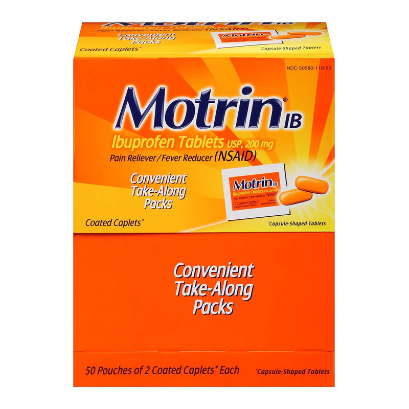 Motrin IB Ibuprofen Pain Relief (50/BX)