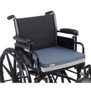 Drive DeVilbiss Healthcare Gel "E" Seat Cushion, 16 in. W x 16 in. D x 3 in. H, Gel / Foam, Blue 