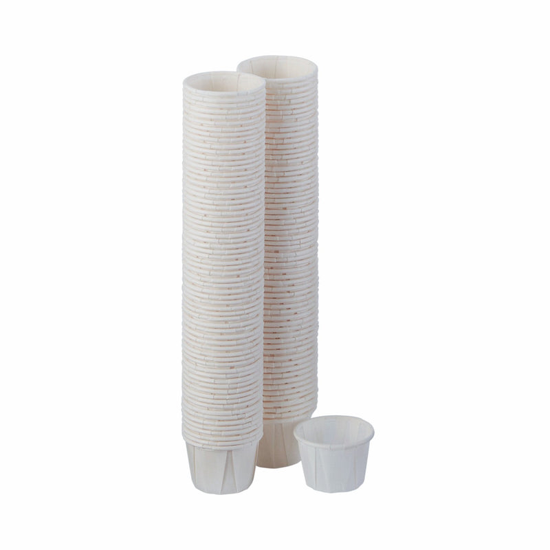 Souffle Cup Solo 0.75 oz. Paper White Disposable 