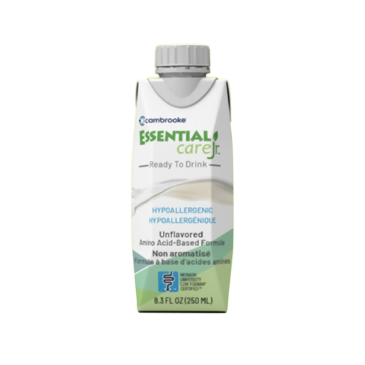Pediatric Oral Supplement Essential Care Jr. Unflavored 8 oz. Bottle Liquid Amino Acid Food Allergies (Case of 30)