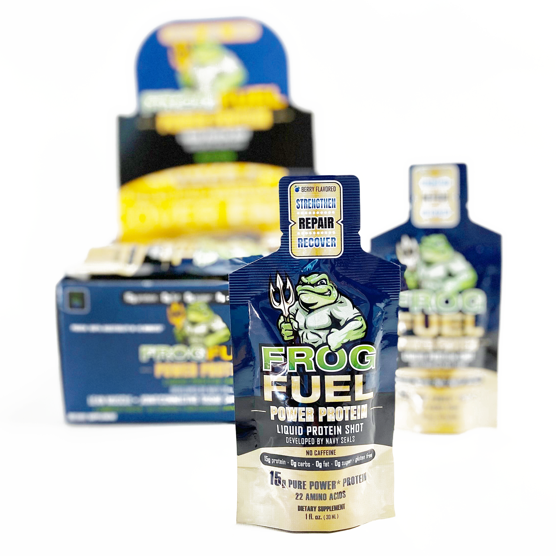 OP2 Labs Frogfuel  FrogFuel Regular - Berry Flavor 1 oz Servings/24 p