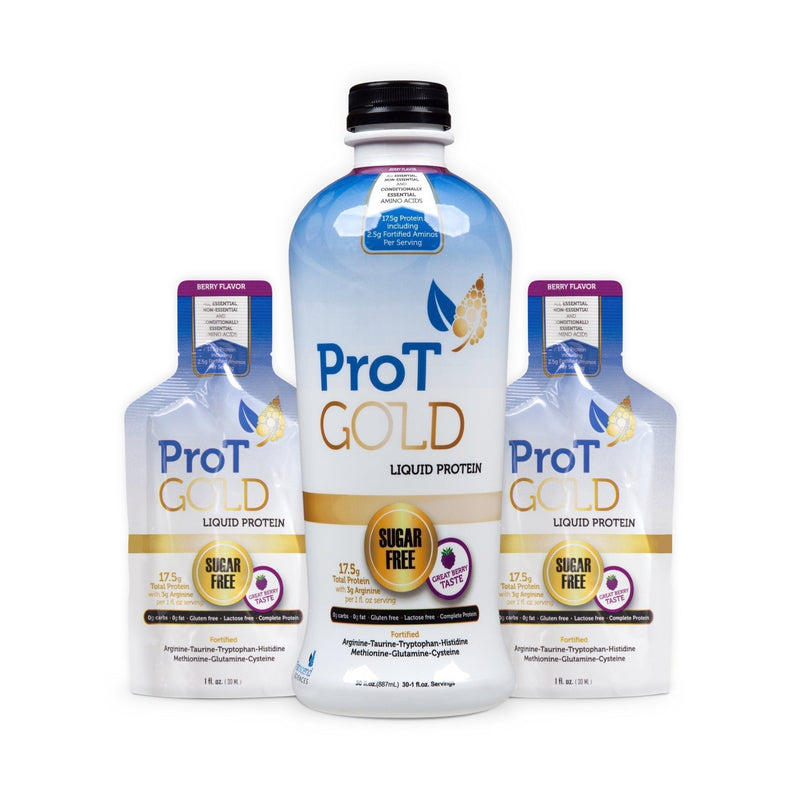 OP2 Labs Prot  ProT Gold Liquid Protein - Berry Flavor 16 oz Bott