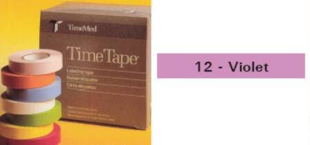 Blank Label Tape Time Multipurpose Label Violet Vinyl 1/2 X 500 Inch (Each)