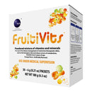 FruitiVits Powder Vitamins & Minerals for Restrictive Therapeutic Diets, Orange (Box of 30)