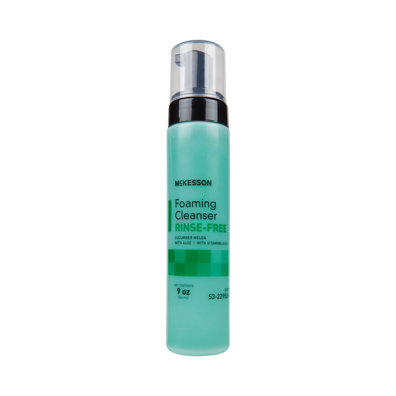 McKesson Rinse-Free Body Wash, Cucumber Melon Scent, 9 oz Pump Bottle (Case of 12)