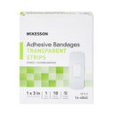 McKesson Sheer Adhesive Strip, 1 x 3 Inch (Case of 320)