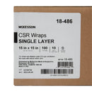 McKesson Brand McKesson Single Layer Sterilization Wrap, 15 x 15 Inch (10/CS) 