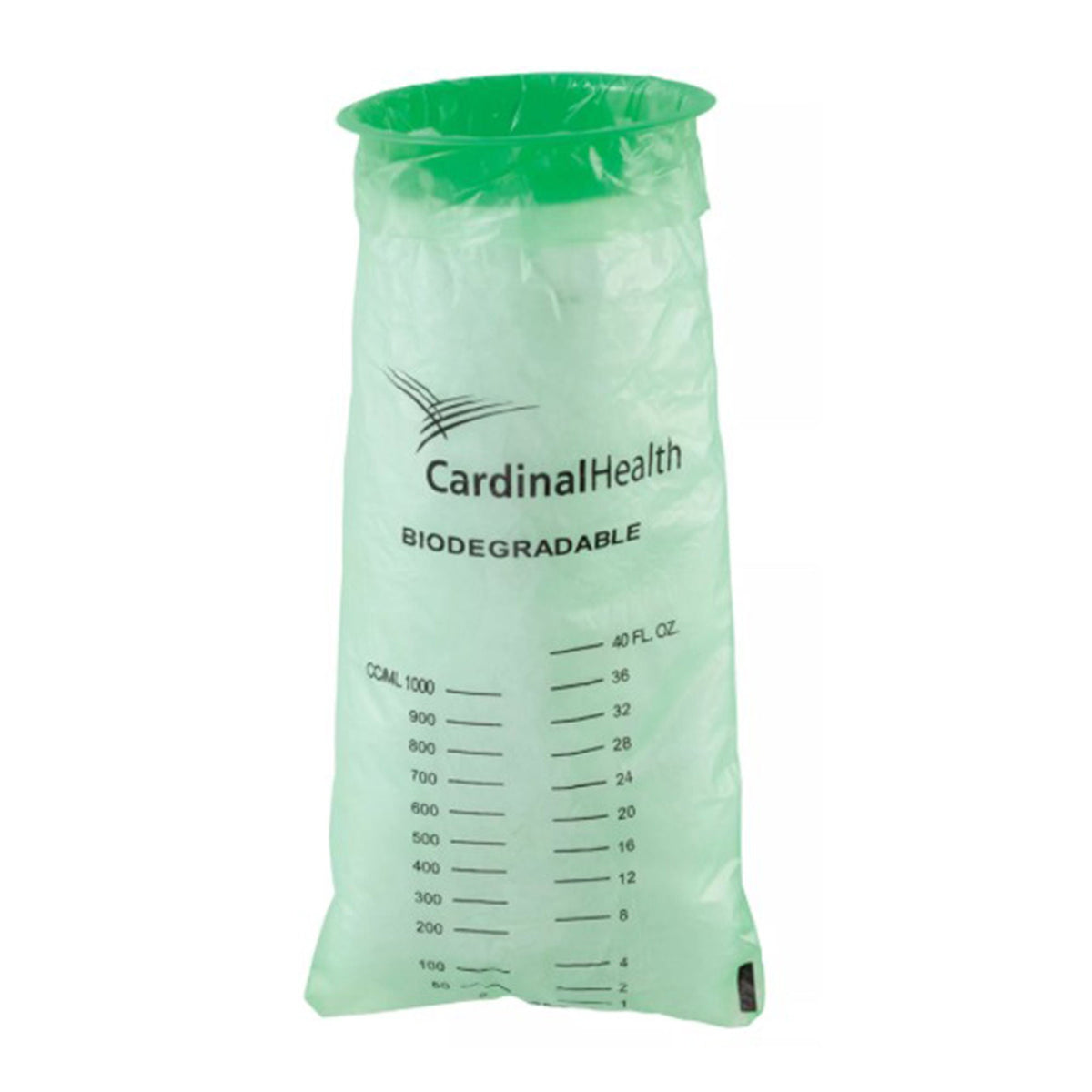 Emesis Bag Cardinal Health 40 oz. Green (Case of 12 Sleeves)