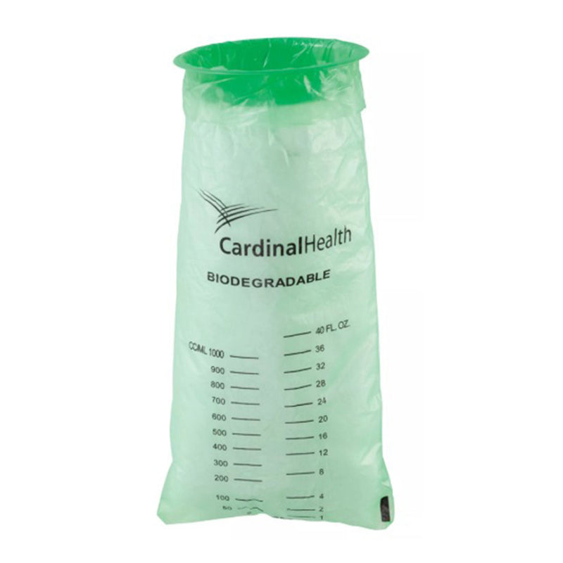 Emesis Bag Cardinal Health 40 oz. Green (Case of 12 Sleeves)