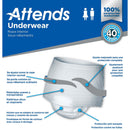 Attends Care Heavy Absorbent Underwear, Regular (Case of 72)