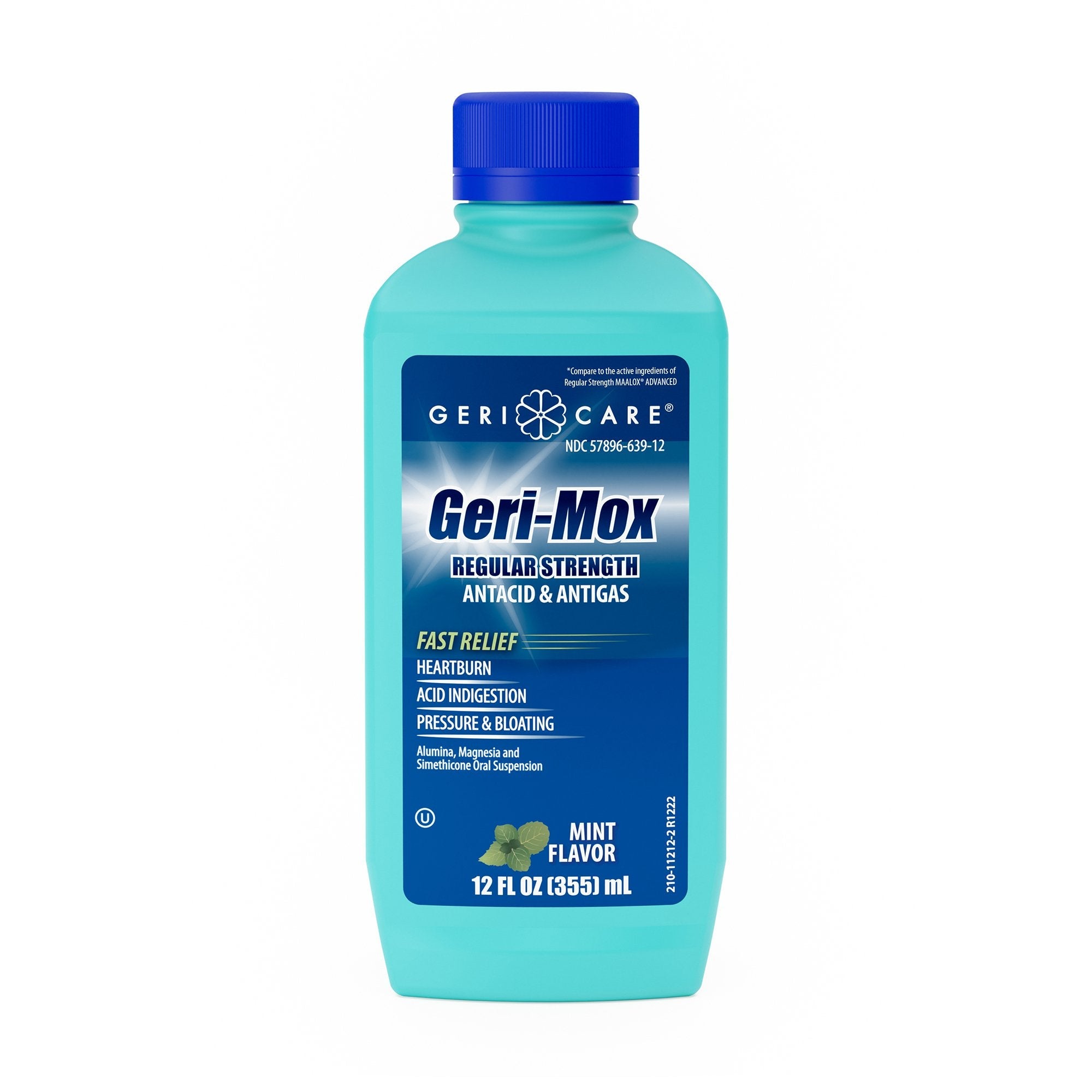 Geri-Care Geri-Care Geri-Mox Aluminum Hydroxide / Magnesium Hydroxide Antacid (12/CS) 