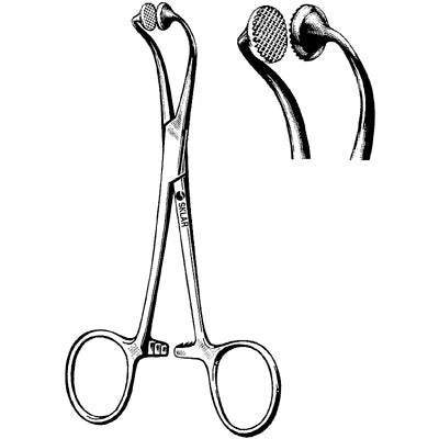 Sklar Hoff Towel Clamp - 4", Non-Perforating - 47-3040