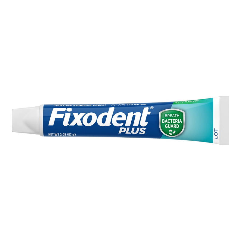 Procter & Gamble Fixodent Plus Denture Adhesive Cream Breath Bacteria Guard 