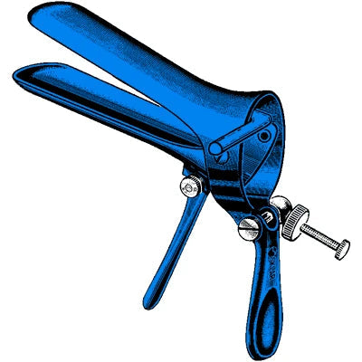 Sklar Blue Electrosurgical Cusco Vaginal Speculum - Large - 91-5154 