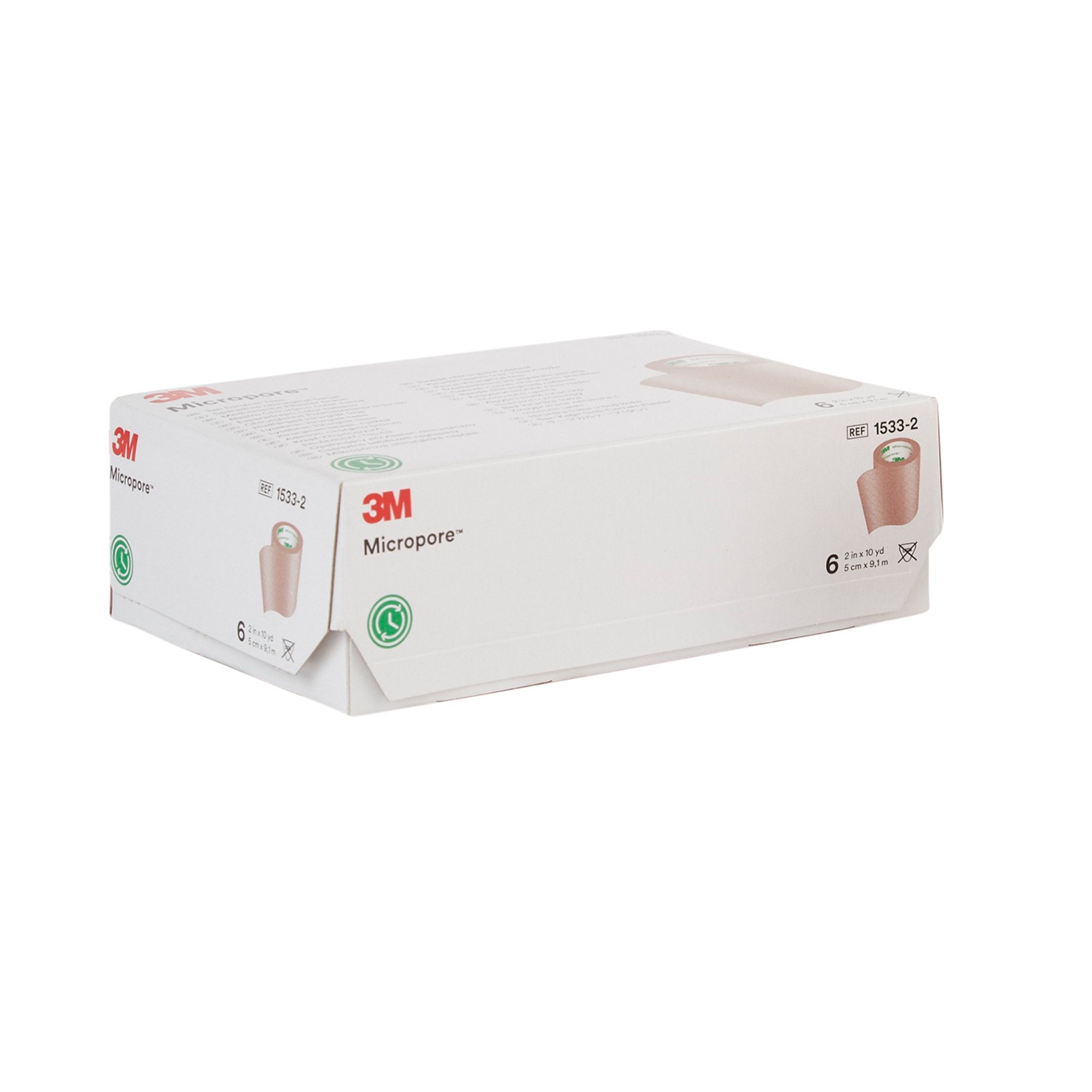 Solventum Corporation 3M Micropore Paper Medical Tape, 2 Inch x 10 Yard, Tan (60/CS) 