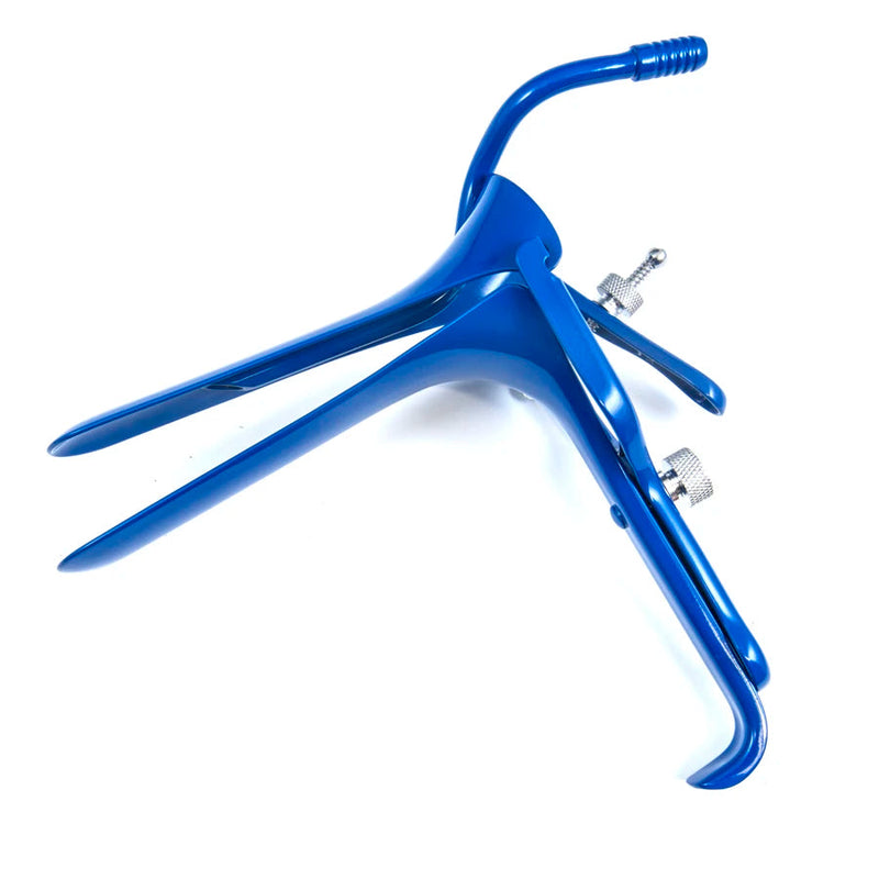 Sklar Blue Electrosurgical Pederson Vaginal Speculum - Large, with Permanent Tube - 91-5046 