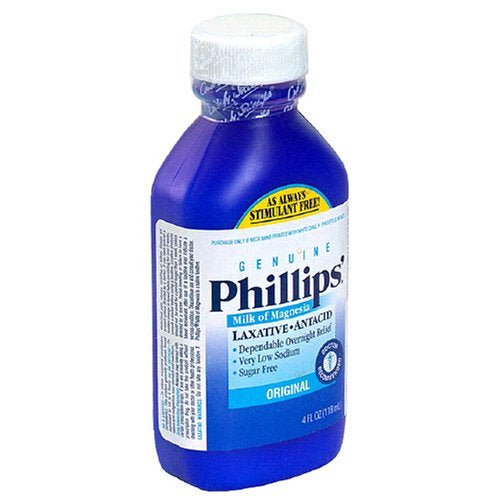 Phillips' Milk of Magnesia Magnesium Hydroxide Laxative (Each)