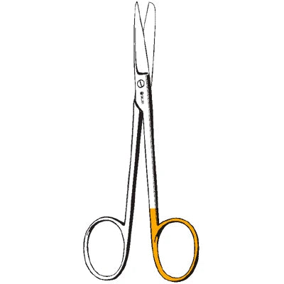 Sklarcut Wagner Scissors - 4-1/2", Straight, Sharp/Blunt, 1 Standard Edge, 1 Micro-Serrated Edge - 15-3542