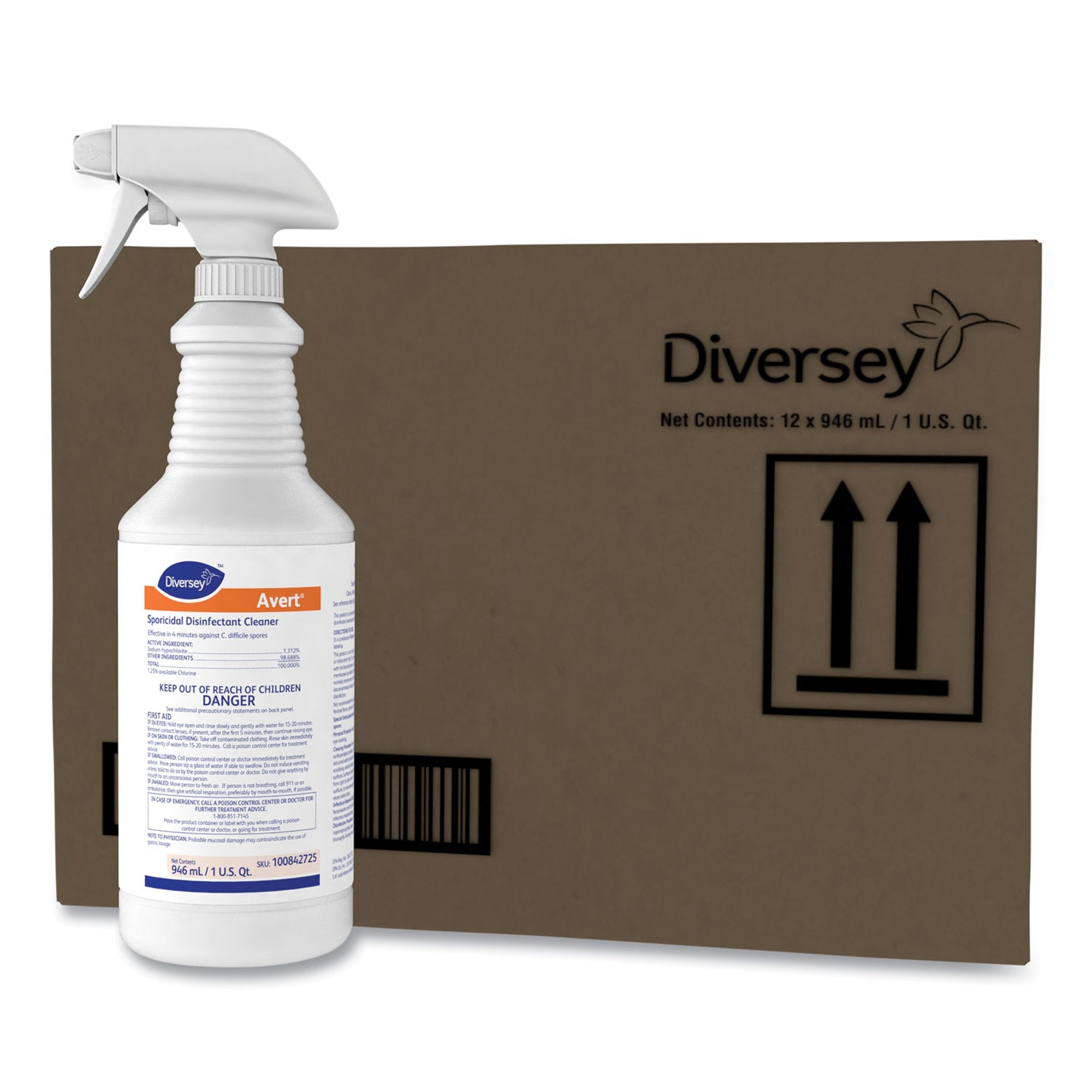 Essendant Co/United Stationers Avert Surface Disinfectant Cleaner (12/CS) 