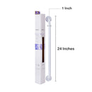 McKesson Wall Grab Bar, White Steel, 24-Inch Length