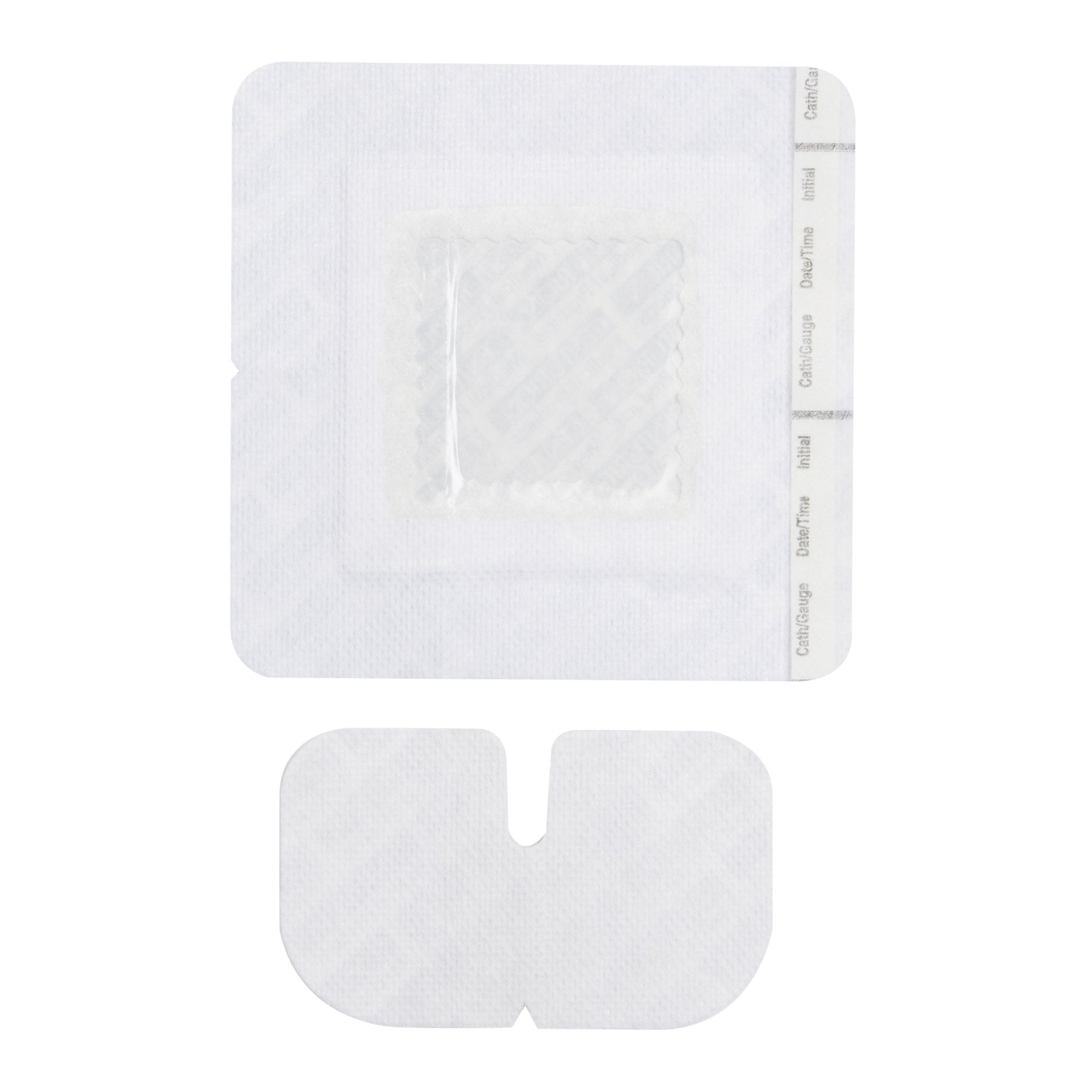 Medline IV Dressing SorbaView 2000 Window Dressing Fabric / Film 4-1/2 X 4-1/2 Inch / 2 Inch Window Sterile (SV55XT / CS) 