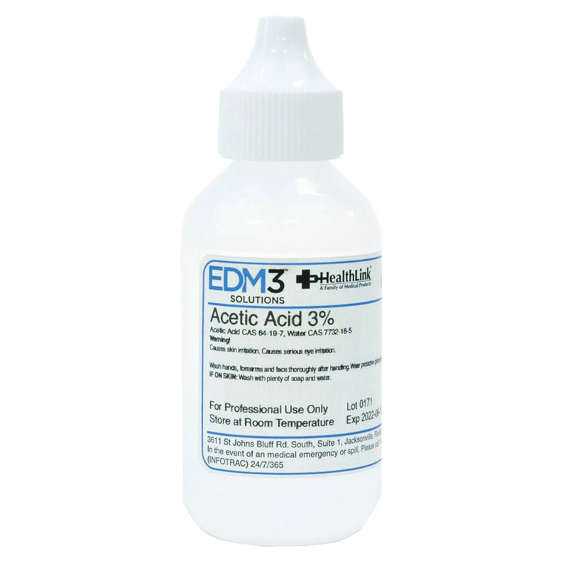 Chemistry Reagent Acetic Acid 3% 2 oz. (Each)