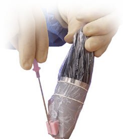 Ultrasound Transducer Cover Kit Site-Rite 6 X 48 Inch Plastic Sterile Folded Pre-Gelled (Box of 10)