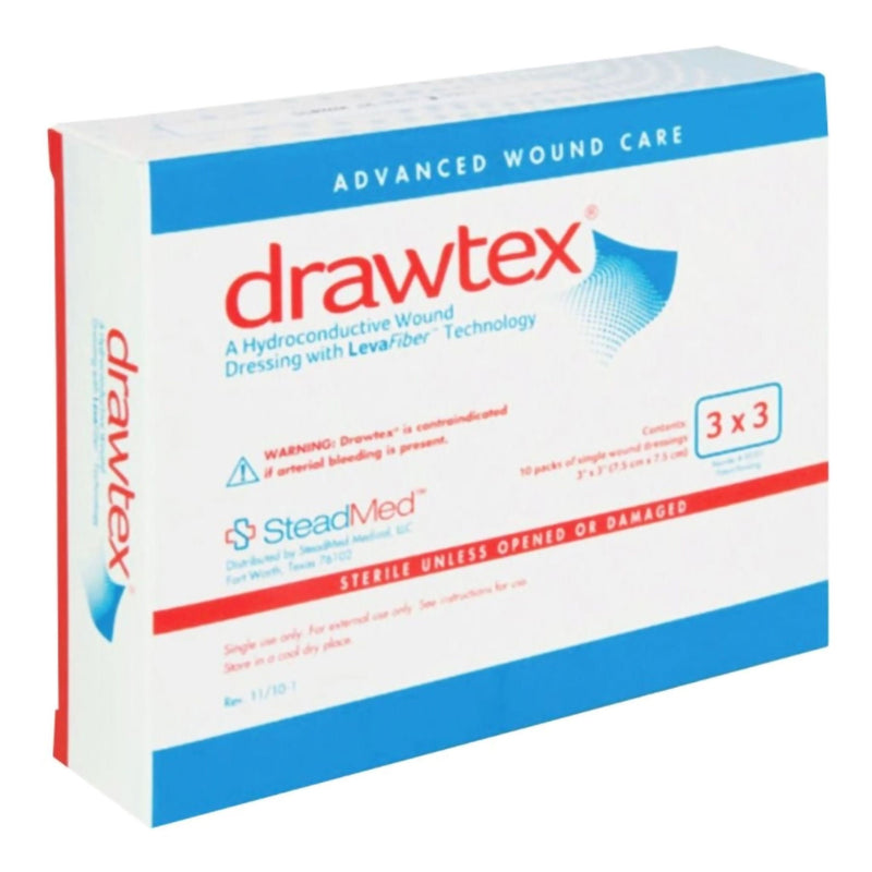 Drawtex nonadherent Dressing, 3 x 3 Inch (Box of 10)