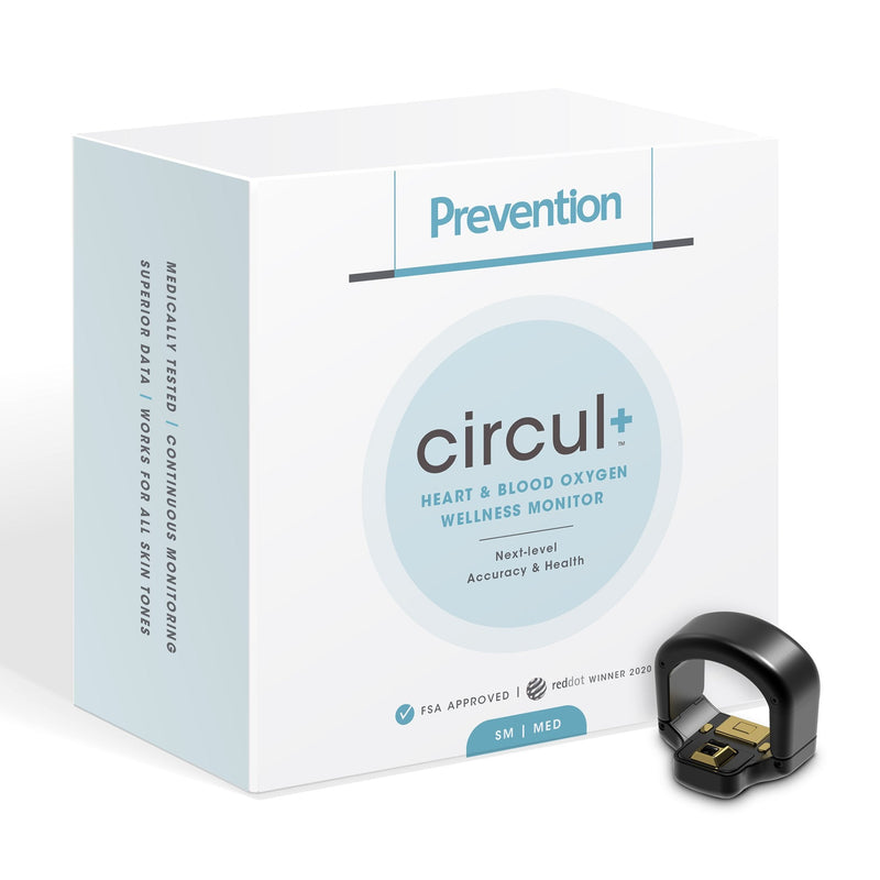 BodiMetrics LLC Prevention circul+ Wellness Monitor Ring, Small 