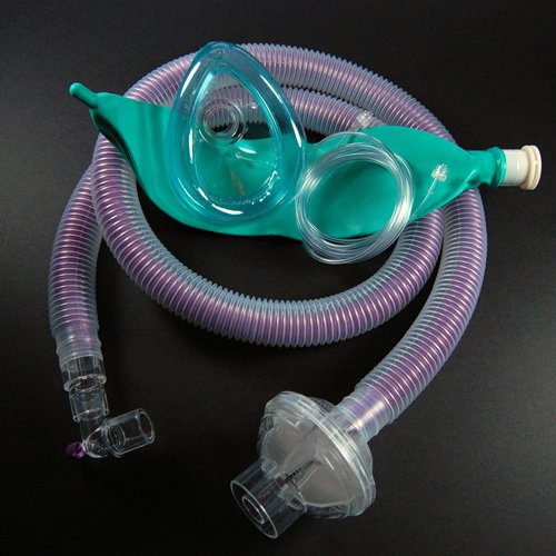 Anesthesia Breathing Circuit Universal Flex2 Coaxial Tube 60 Inch Tube Single Limb Adult 3 Liter Bag Single Patient Use 
