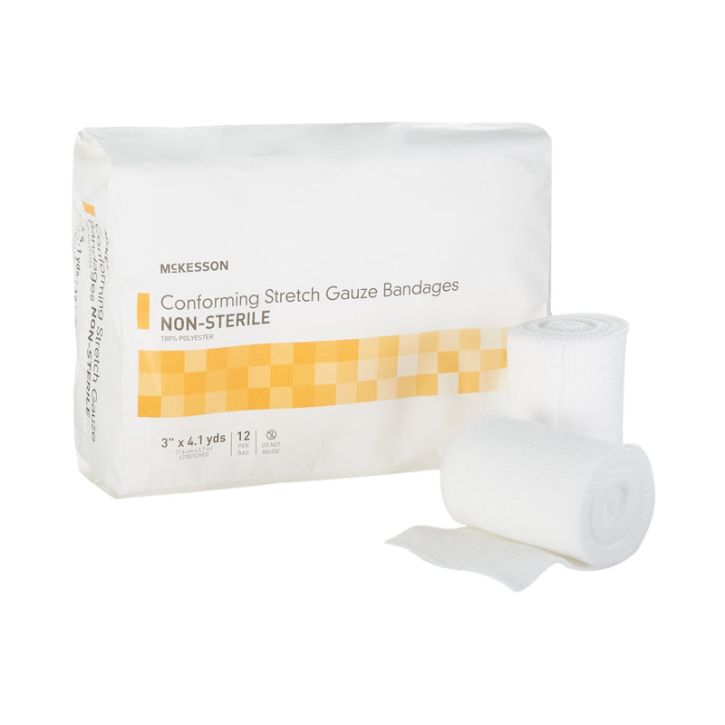 McKesson Brand McKesson Conforming Bandage, 3 Inch x 4-1/10 Yard (96/CS) 