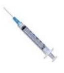 SYRINGE LOR 5ML GLASS METALLUER SLIP 10/CS