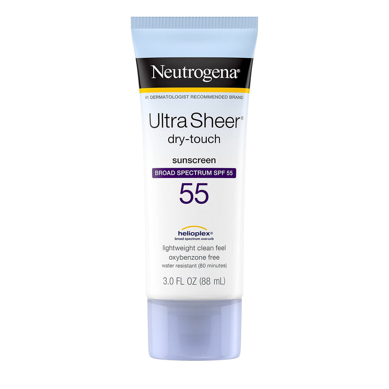 Neutrogena Ultra Sheer Dry-Touch Sunscreen Lotion, SPF 55, 3-ounce Tube (Each)