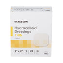 McKesson Hydrocolloid Dressing, 2 x 2 Inch (Case of 400)