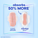 Always Infinity Extra Heavy Flow Pads with Wings, Size 3 (Box of 14)