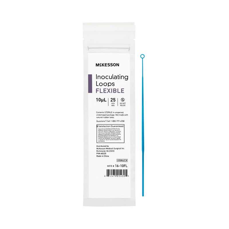 McKesson Brand McKesson Inoculating Loop, Light Blue, 10 µL, 20 cm Length (1000/CS) 