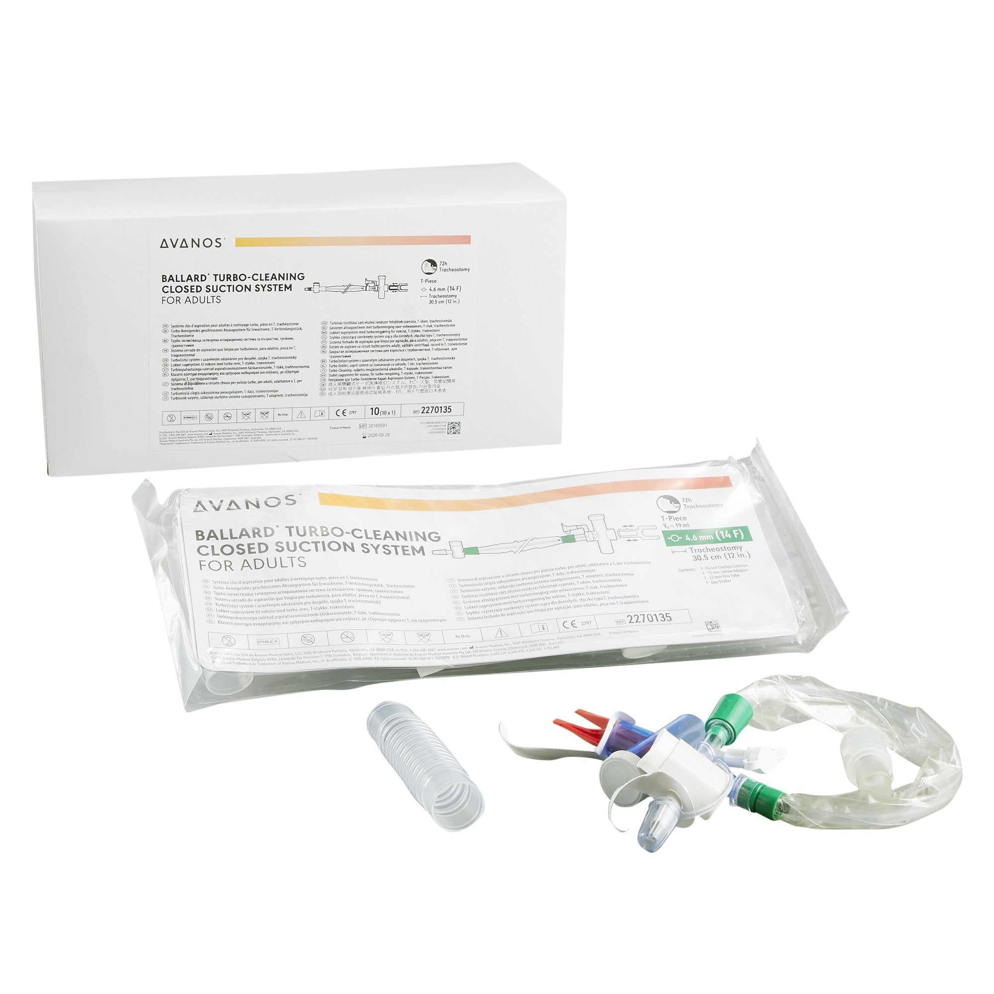KIMVENT TURBO CLEAN 14FR12IN/30.5CM 20/CS