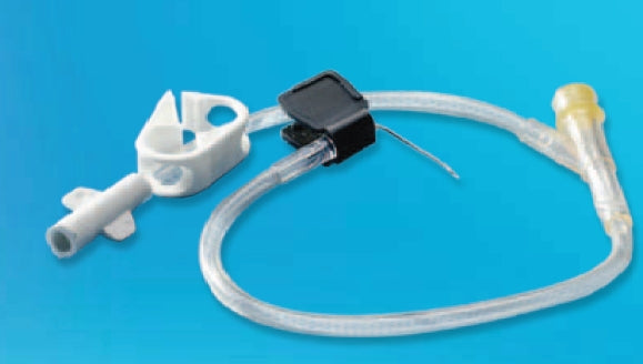 Huber Infusion Set Kawasumi 19 Gauge 1 Inch 8 Inch Tubing Without Port 