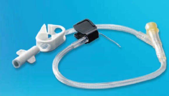 Huber Infusion Set Kawasumi 19 Gauge 1 Inch 8 Inch Tubing Without Port
