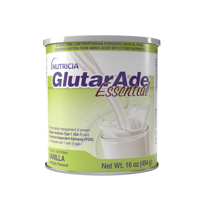 Oral Supplement GlutarAde Essential Vanilla Flavor Powder 16 oz. / 454 Gram Canister (Case of 6)