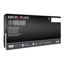 Microflex Medical Microflex Midknight Nitrile Exam Glove, Small, Black (10/CS)