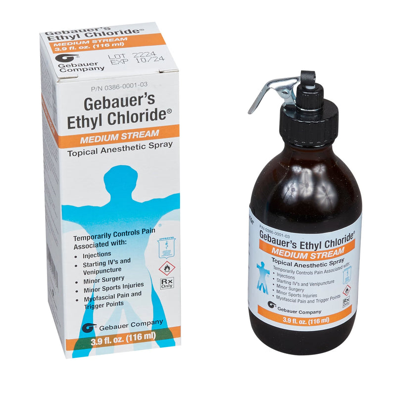 Gebauer's Ethyl Chloride Ethyl Chloride 100% Medium Stream 115 mL 