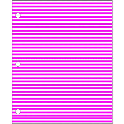 Adhesive Color Identification Sheets - Pink with White Stripes - 96-1853 