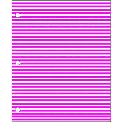 Adhesive Color Identification Sheets - Pink with White Stripes - 96-1853