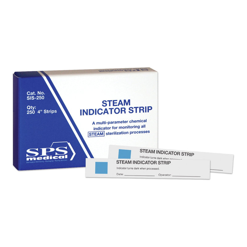 SPS Medical Supply SPSmedical Steam Sterilization Chemical Indicator Strip (250/BX) 