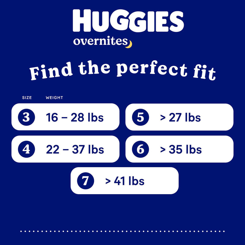 Huggies OverNites Diaper, Size 7 (13/PK)