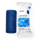 McKesson Blue Cast Tape, 4 Inch x 4 Yard (Box of 10 Rolls)